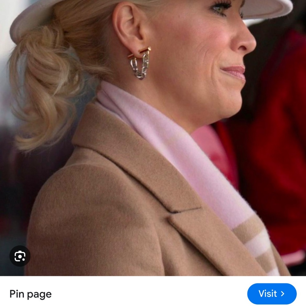 White Halston Fedora